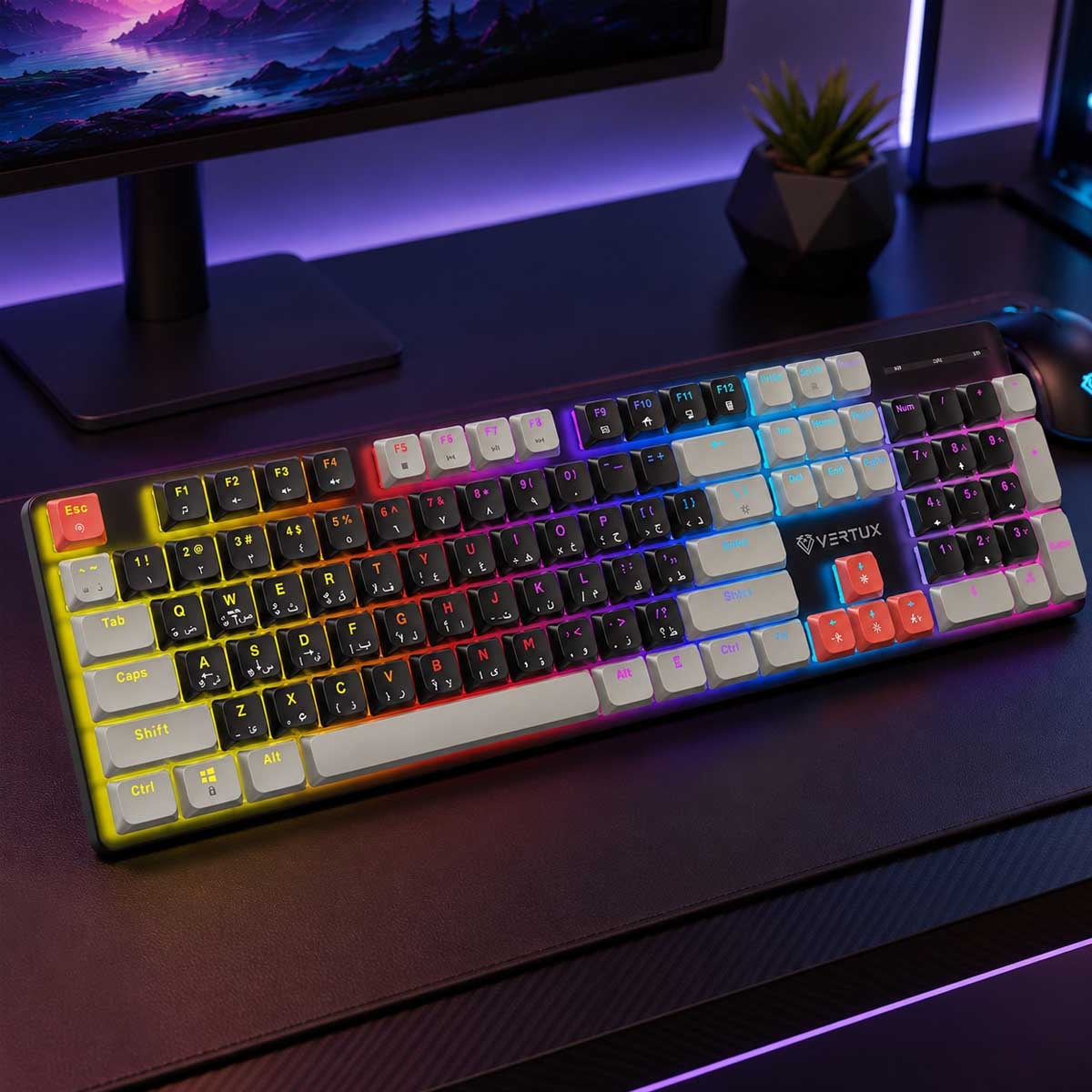 Vertux Full-Size Mechanical Wireless Gaming Keyboard
