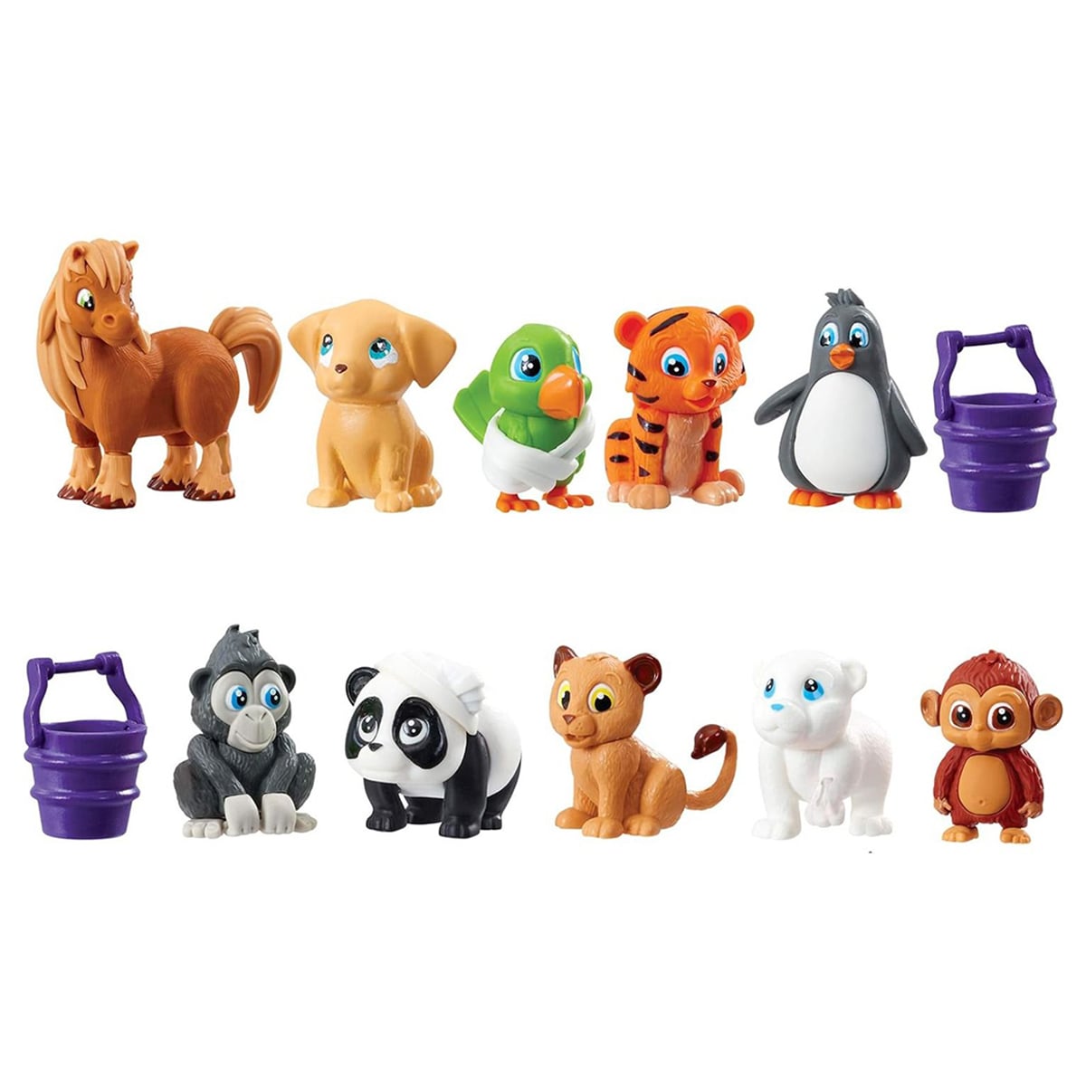Vet Squad Super Cute Assorted Animal Figure Unisex, 5-7 Years, Pack of 2