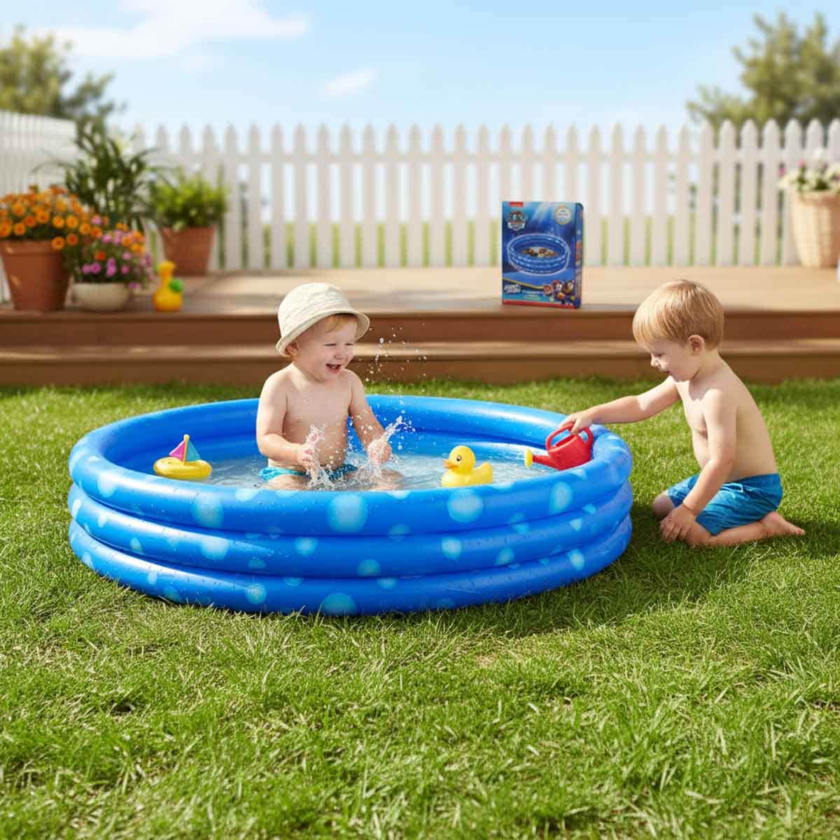 Nickelodeon Paw Patrol Boy Inflatable Pool Boys, 60 Ltr, 3-4 Years