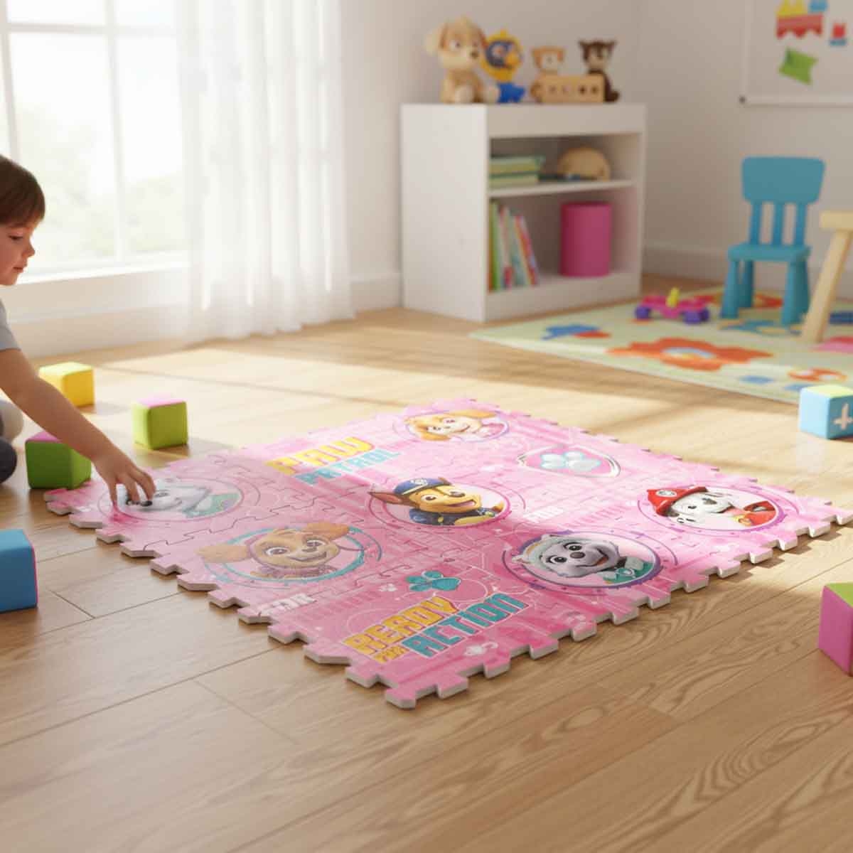 Nickelodeon PMS-PPG-01 Paw Patrol Interlocking EVA Mat Boys, 3-4 Years