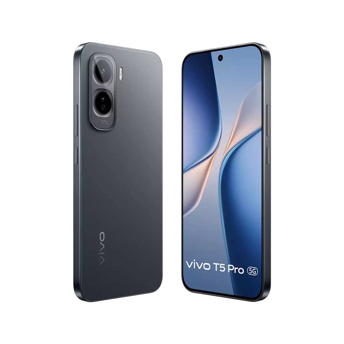 Vivo T5 Pro 5G Android Smartphone (8GB + 256GB), KSA Version - Cosmic Black