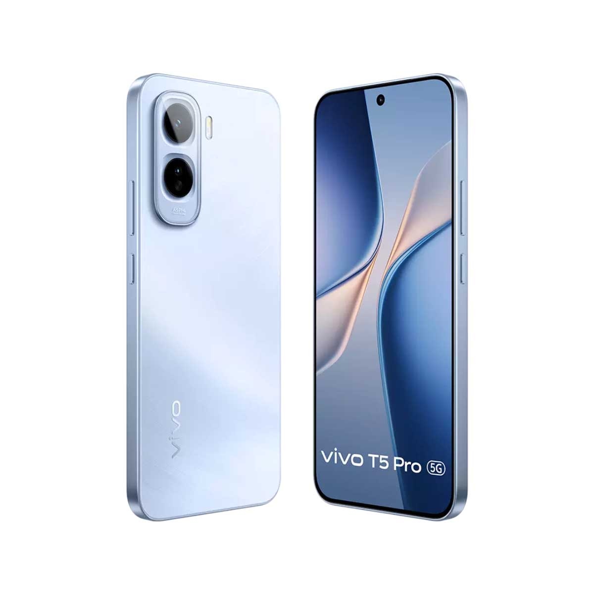 Vivo T5 Pro 5G Android Smartphone (8GB + 256GB), KSA Version - Glacier Blue