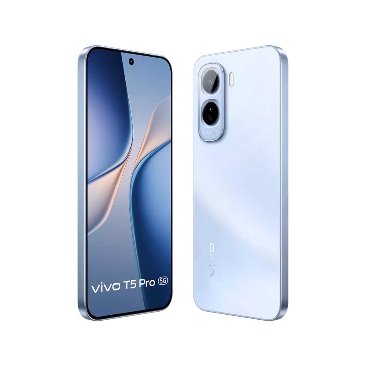 Vivo T5 Pro 5G Android Smartphone (8GB + 256GB), KSA Version - Glacier Blue