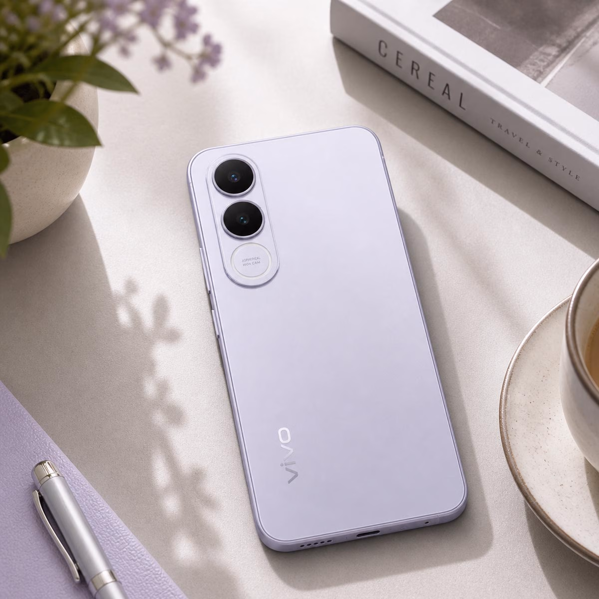 فيفو V70 FE 5G مع سماعات TWS + شاحن + حافظة حماية - حزمة متكاملة
