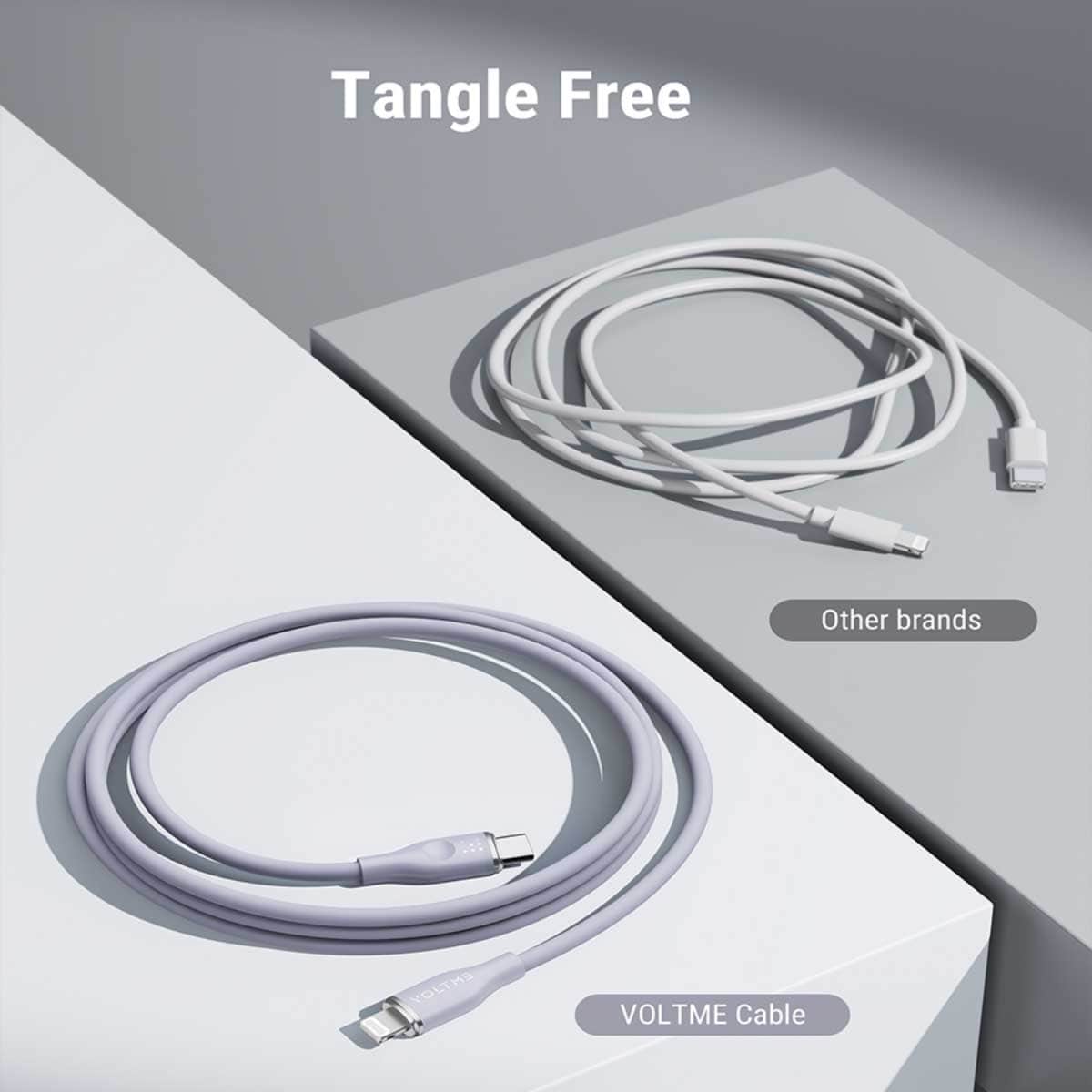 Voltme Moss Series 30W USB-C to Lightning Cable