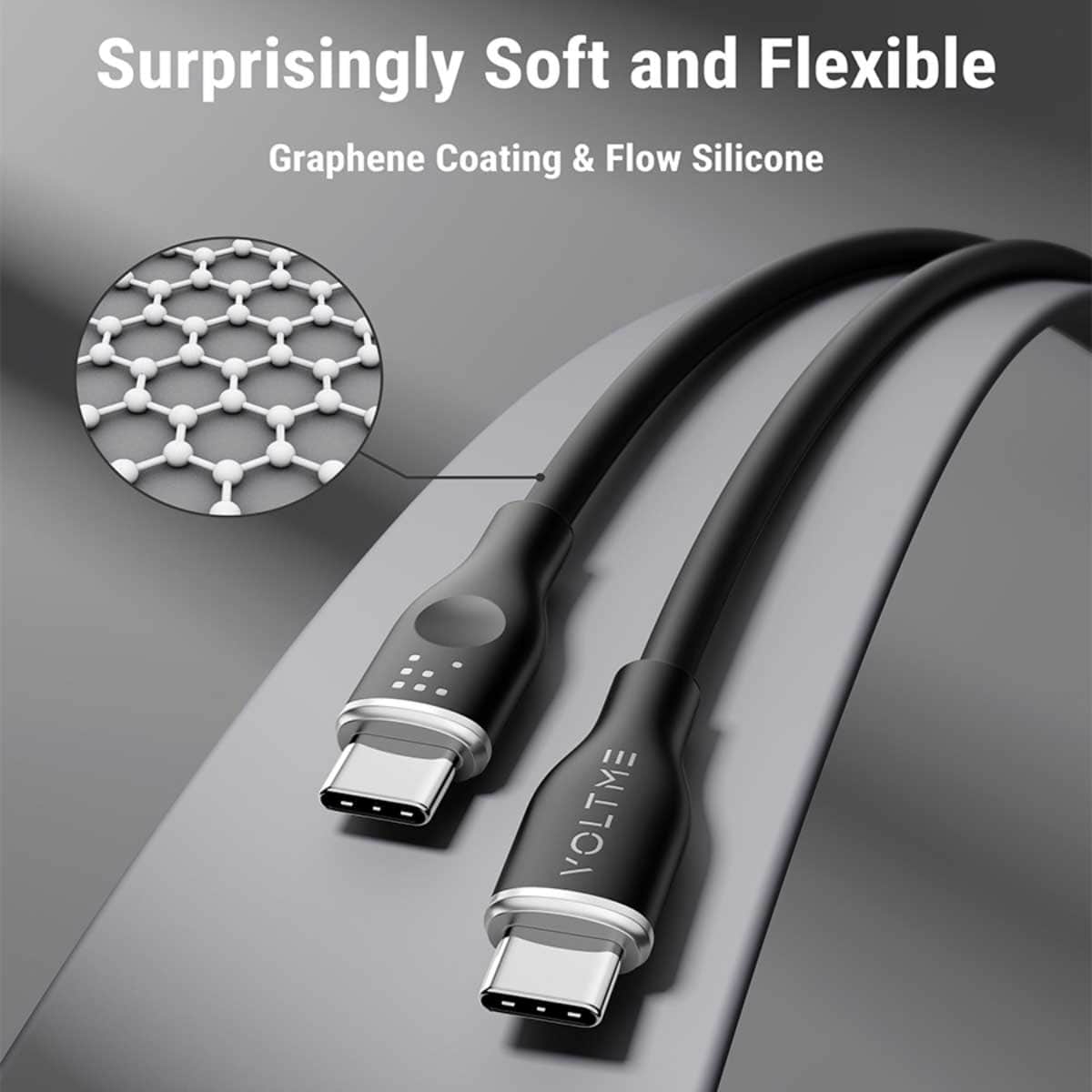 Voltme Moss Series 60W USB-C to USB-C Cable