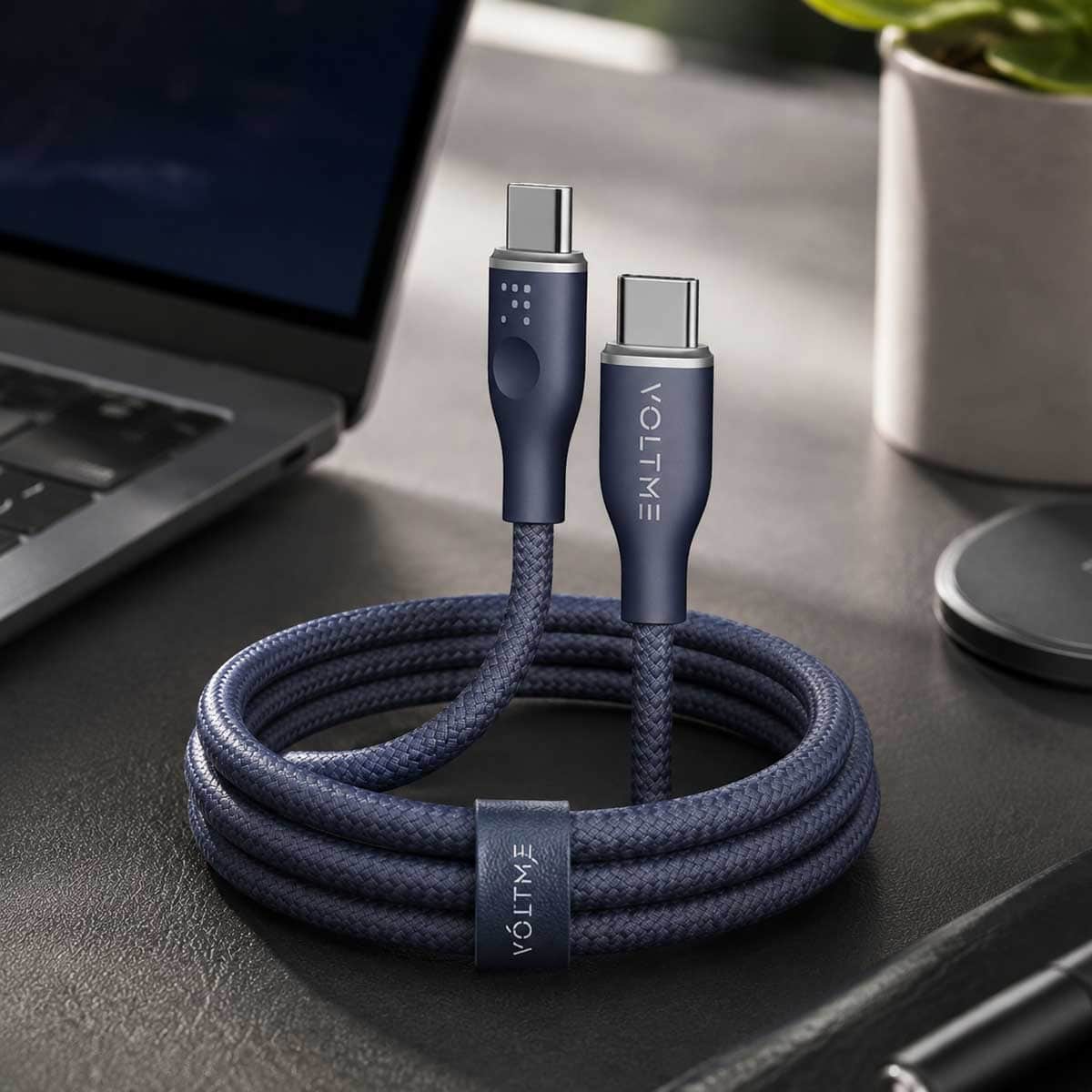 Voltme Rugg Series 60W Nylon USB-C to USB-C Cable