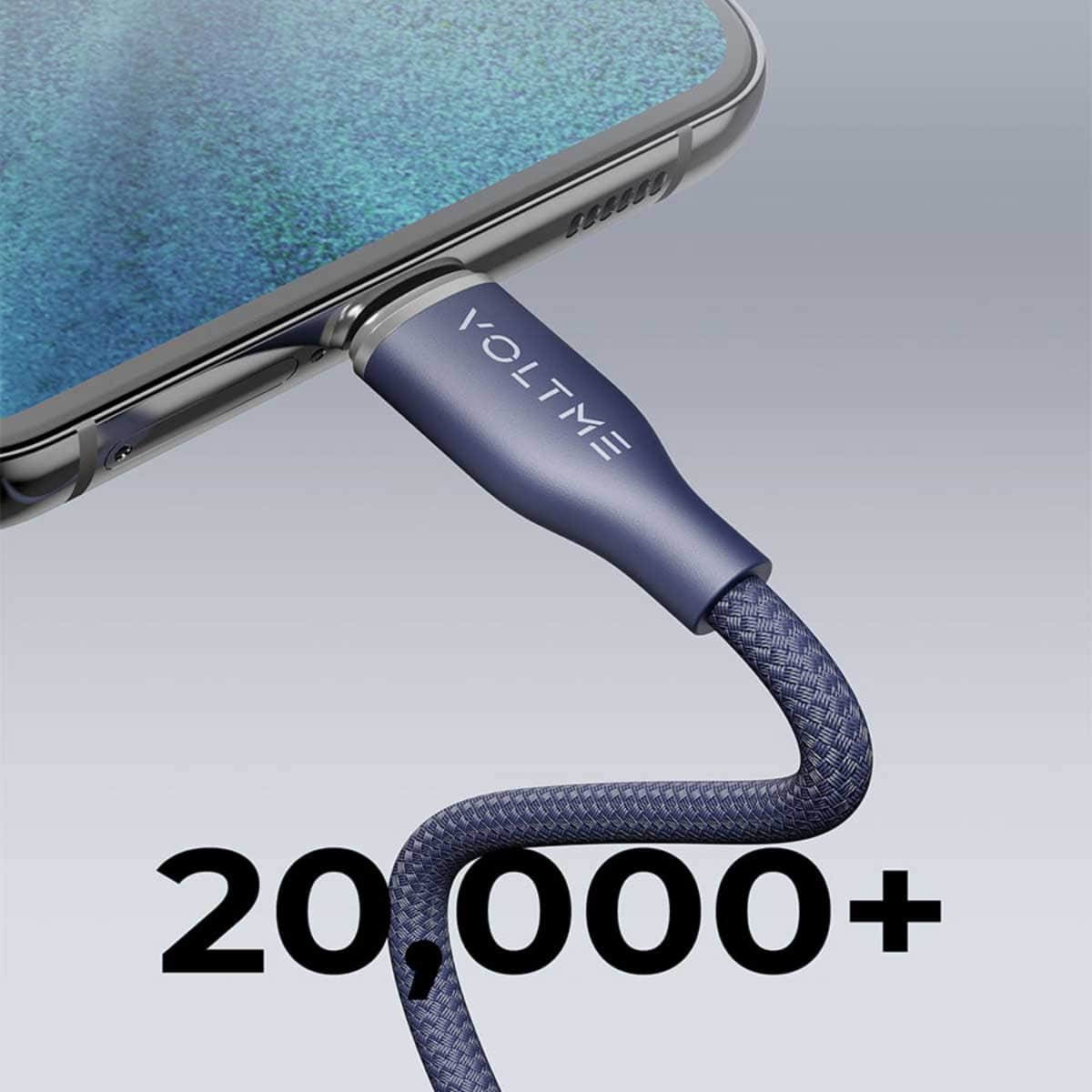 Voltme Rugg Series 60W Nylon USB-C to USB-C Cable