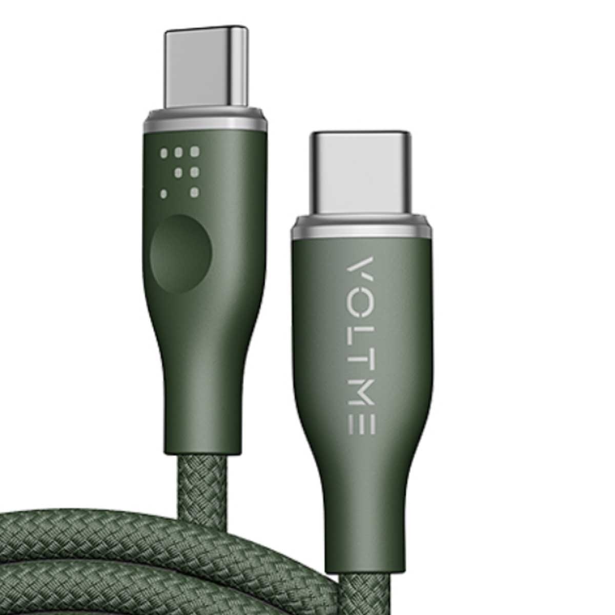 فولتمي كابل راج سيريز USB-C إلى USB-C من النايلون بقدرة 60W