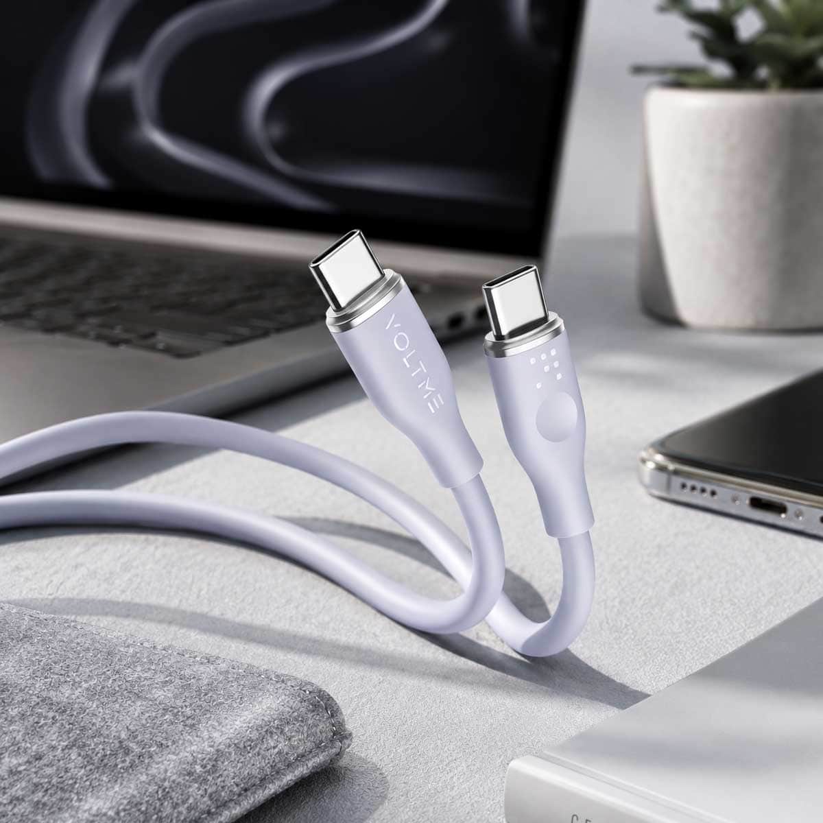 Voltme Moss Series 60W USB-C to USB-C Cable