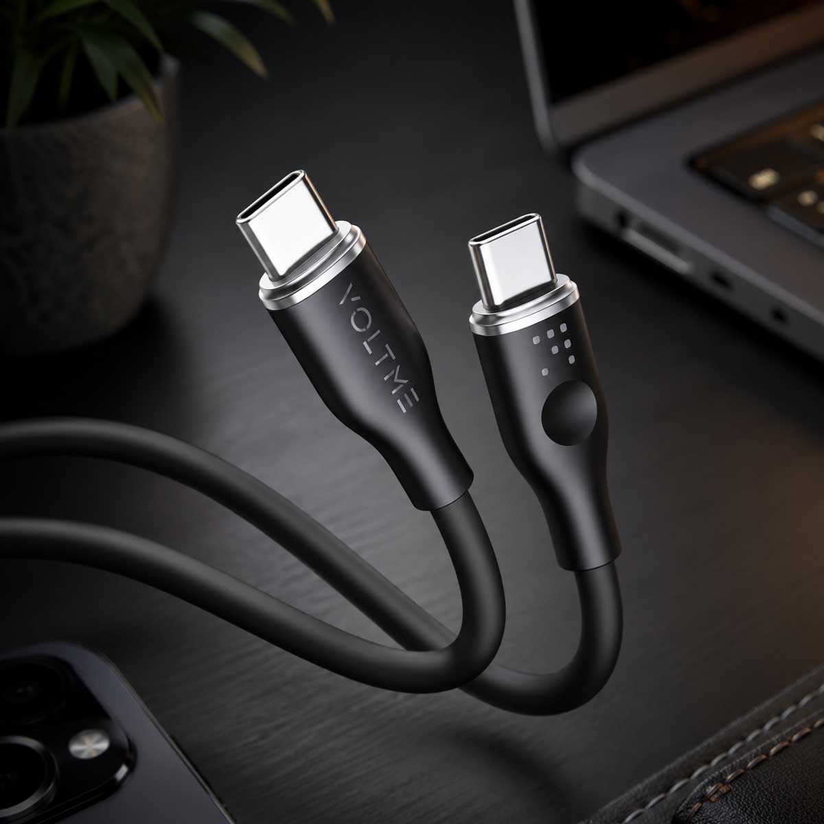 Voltme Moss Series 60W USB-C to USB-C Cable