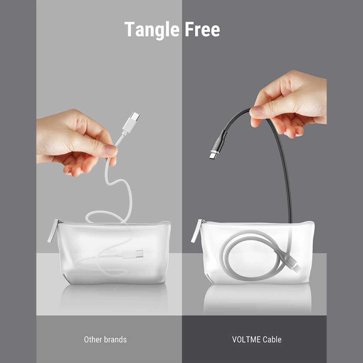 Voltme Moss Series 60W USB-C to USB-C Cable