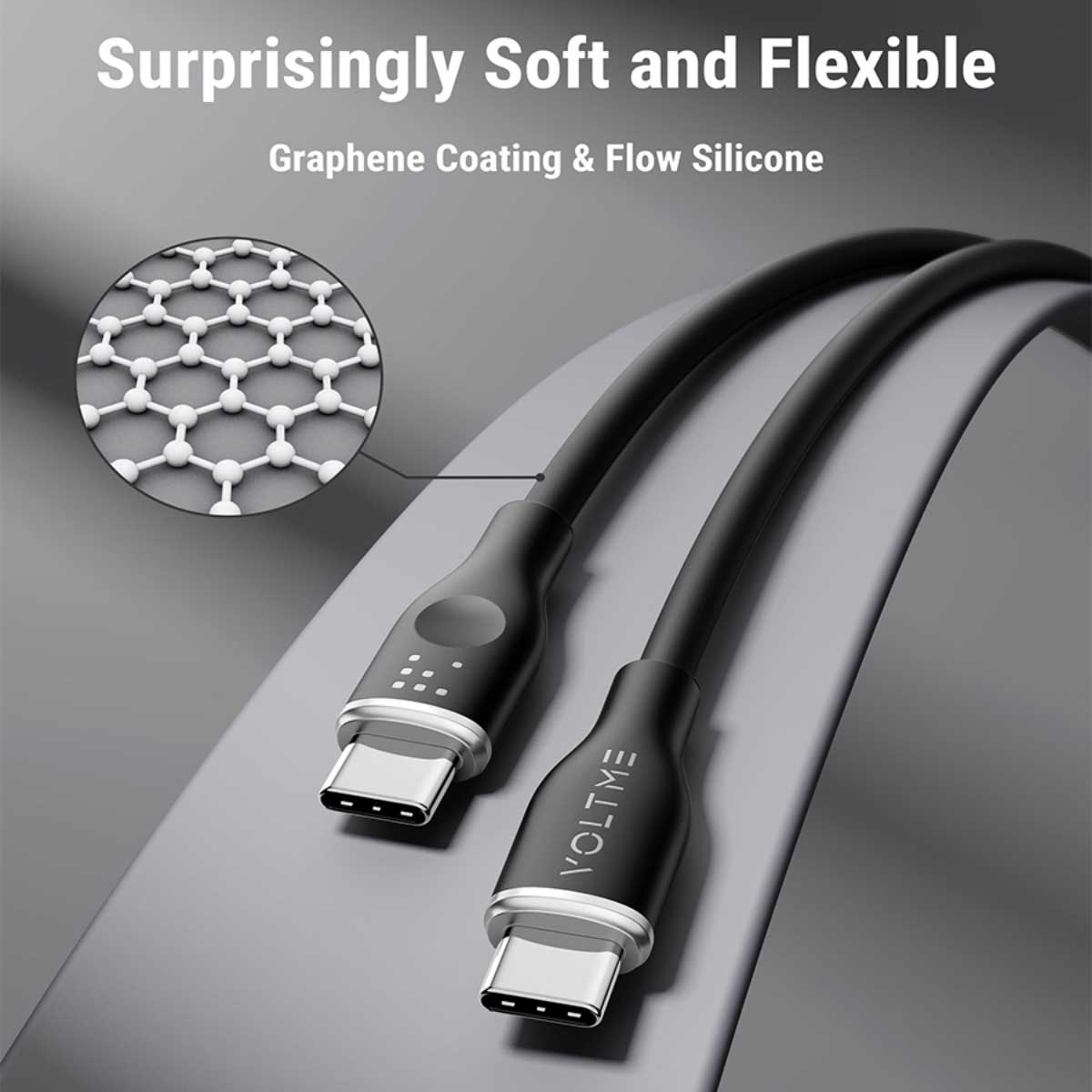 Voltme Moss Series 60W USB-C to USB-C Cable