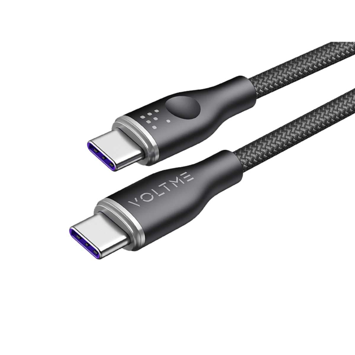 فولتمي كابل راج سيريز USB-C إلى USB-C من النايلون بقدرة 100W