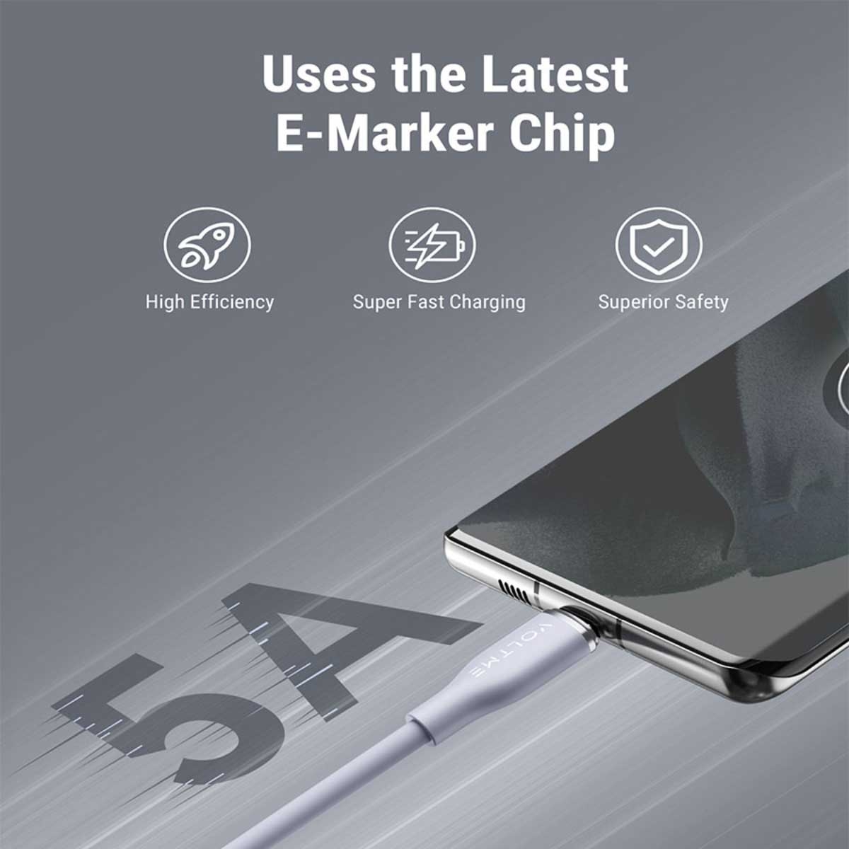 Voltme Moss Series 100W USB-C to USB-C Cable