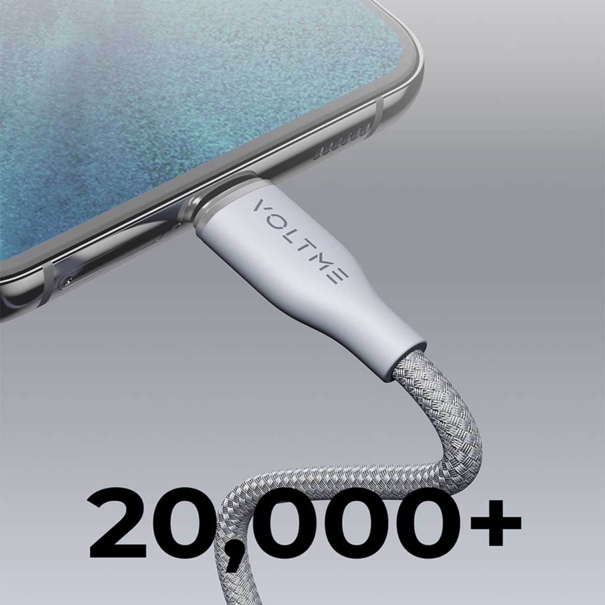 Voltme Rugg Series 60W Nylon USB-C to USB-C Cable
