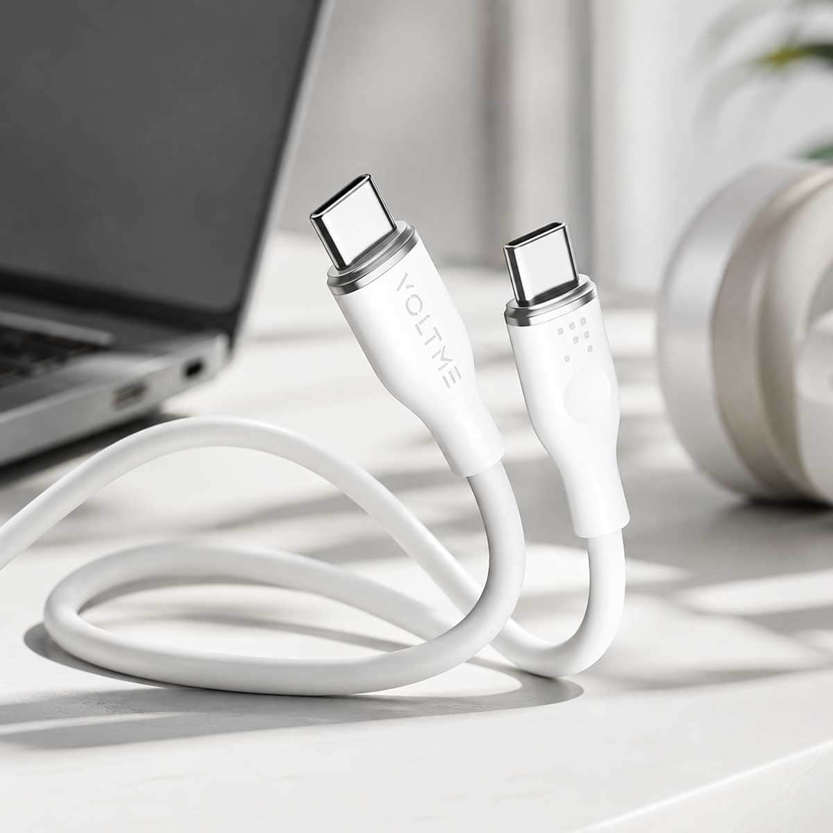 فولتمي كابل موس سيريز USB-C إلى USB-C بقدرة 60W