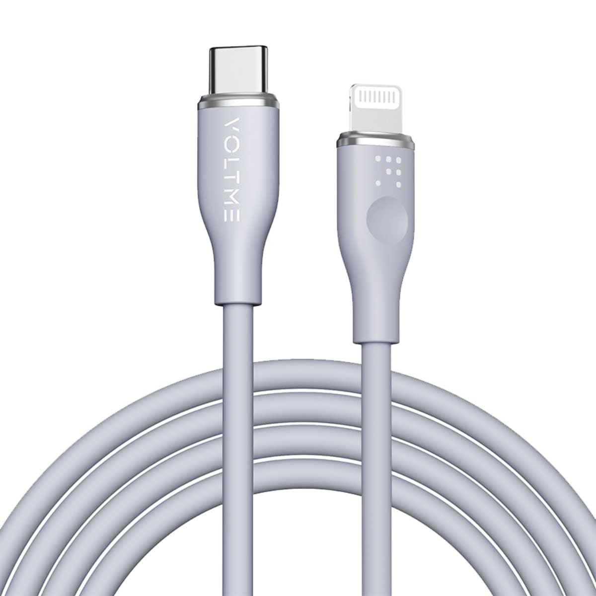 فولتمي كابل موس سيريز أخضر USB-C إلى Lightning بطول 2 متر وقدرة 30W