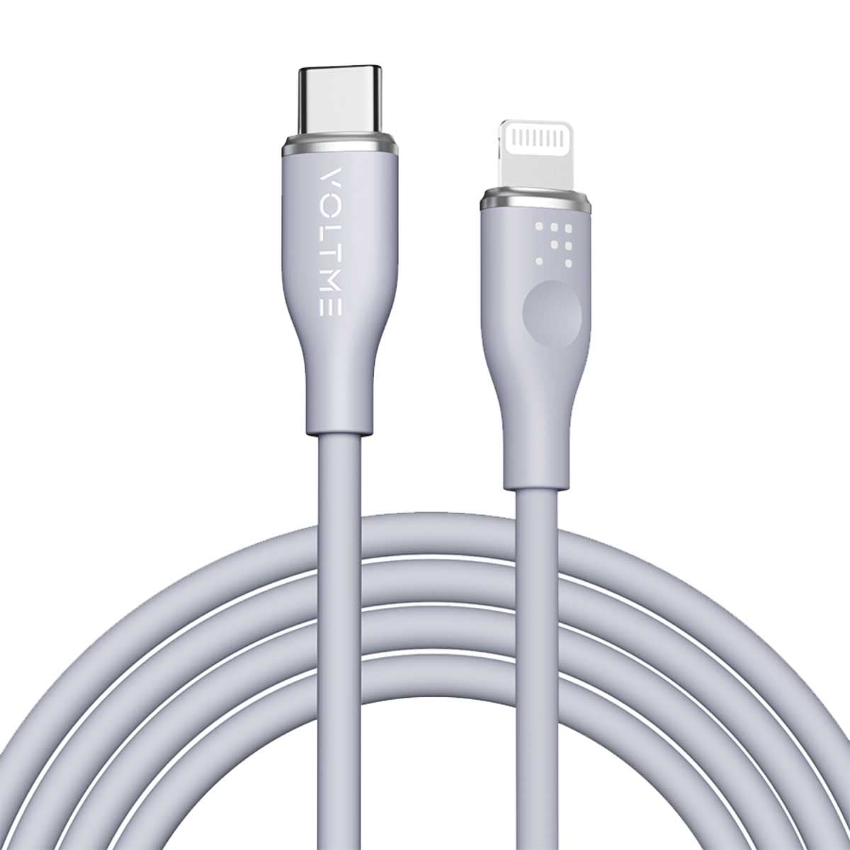 فولتمي كابل موس سيريز أخضر USB-C إلى Lightning بطول 2 متر وقدرة 30W