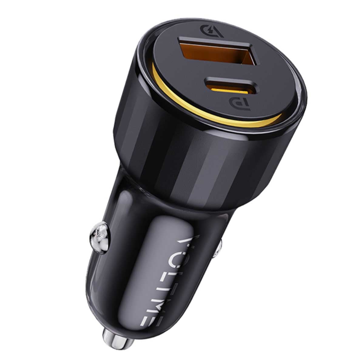 Voltme Black Cazo 48W Dual Port Car Charger