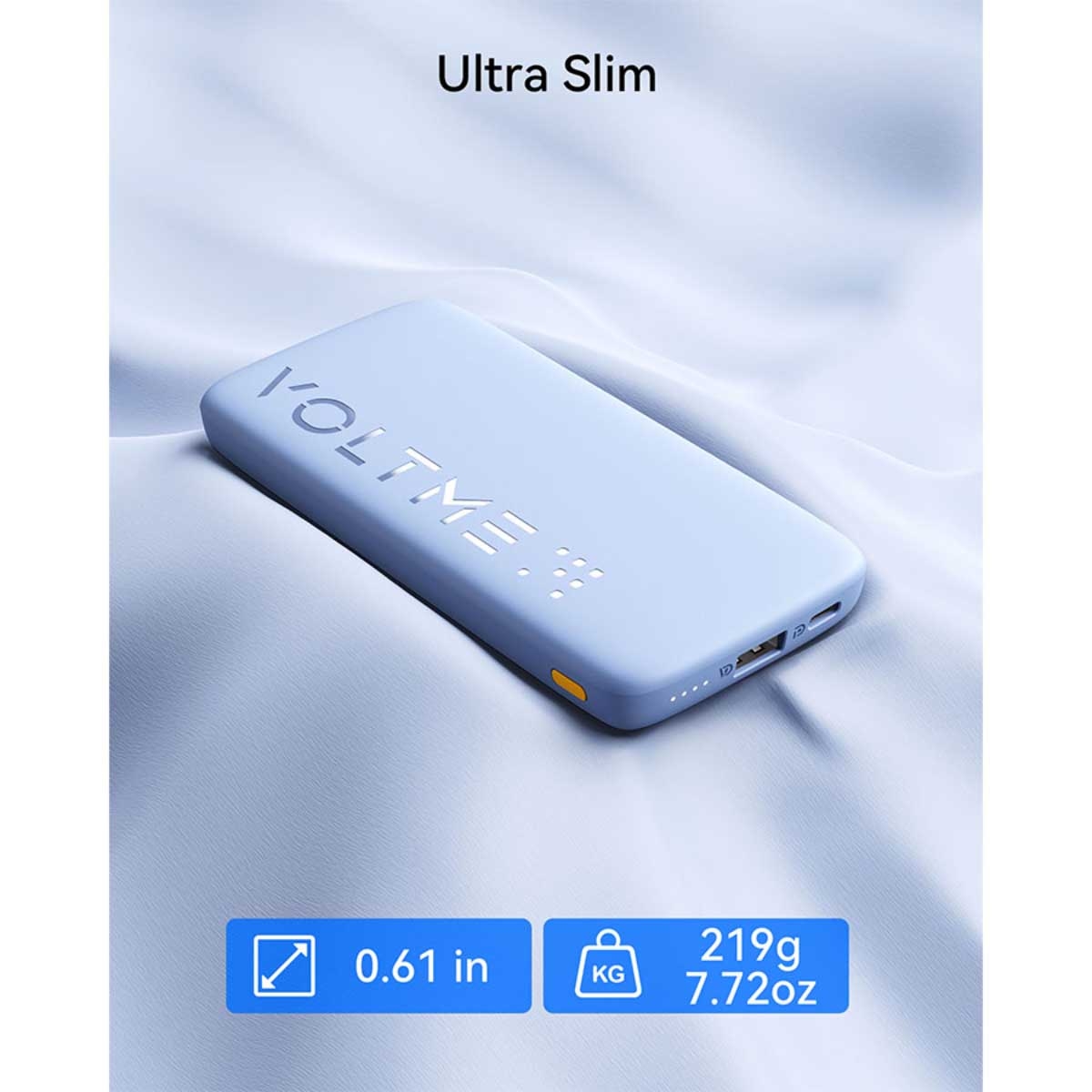 فولتمي باور بانك هايبر كور بسعة 10000mAh وقدرة 22.5W