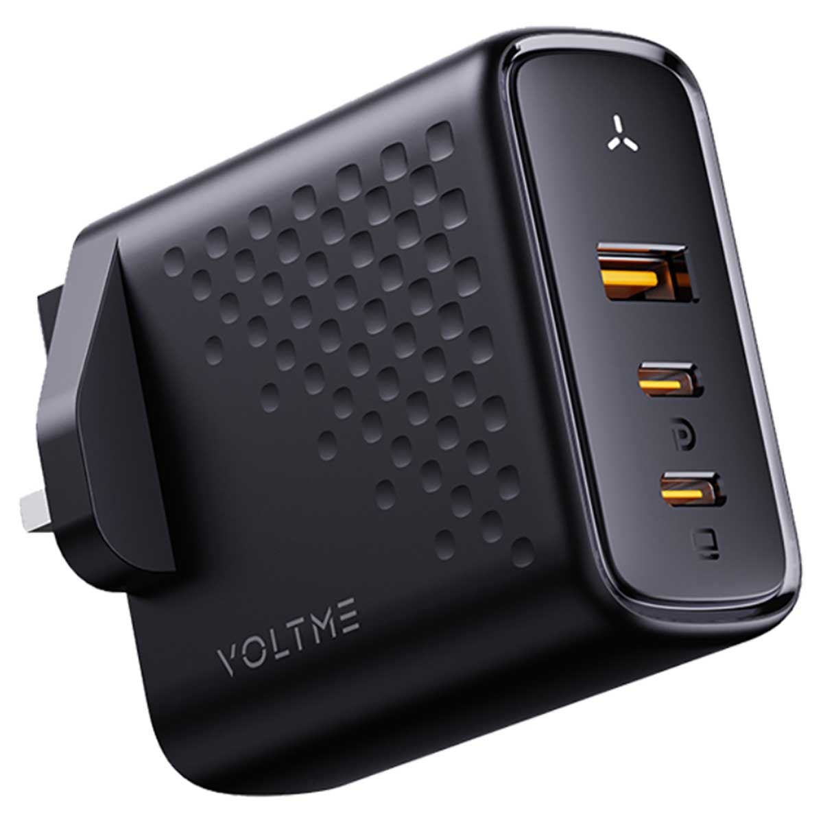 Voltme Black Revo 100W 3-Port Wall Charger