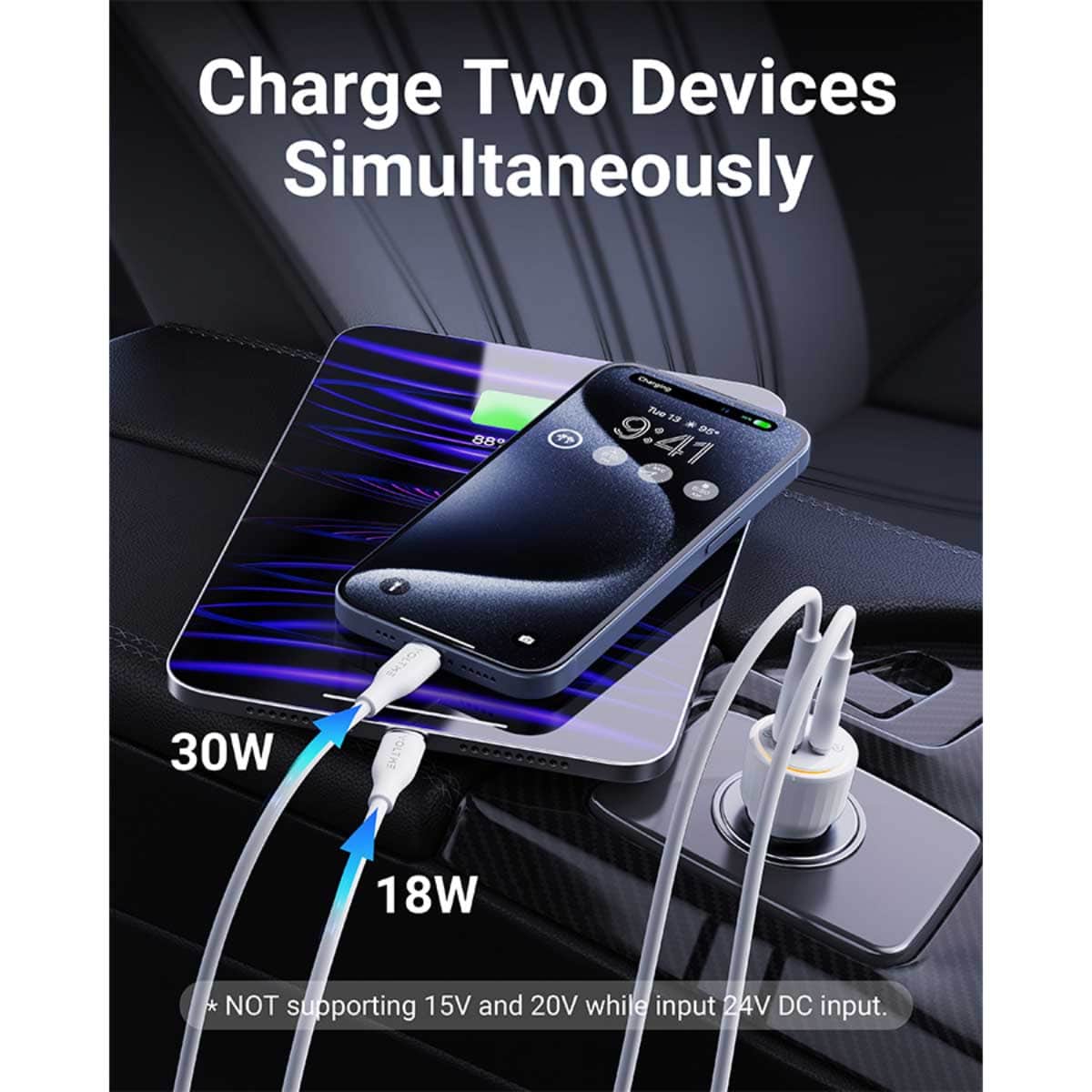 Voltme Cazo 48W Dual Port Car Charger