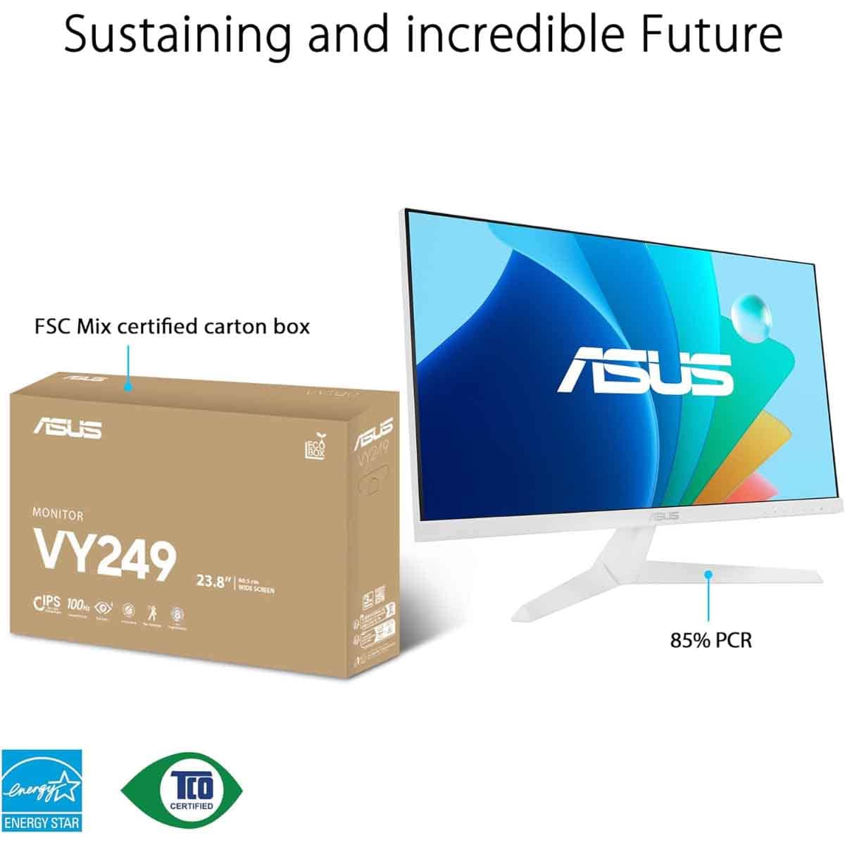 أسوس شاشة ألعاب 24 بوصة VY249HF-W