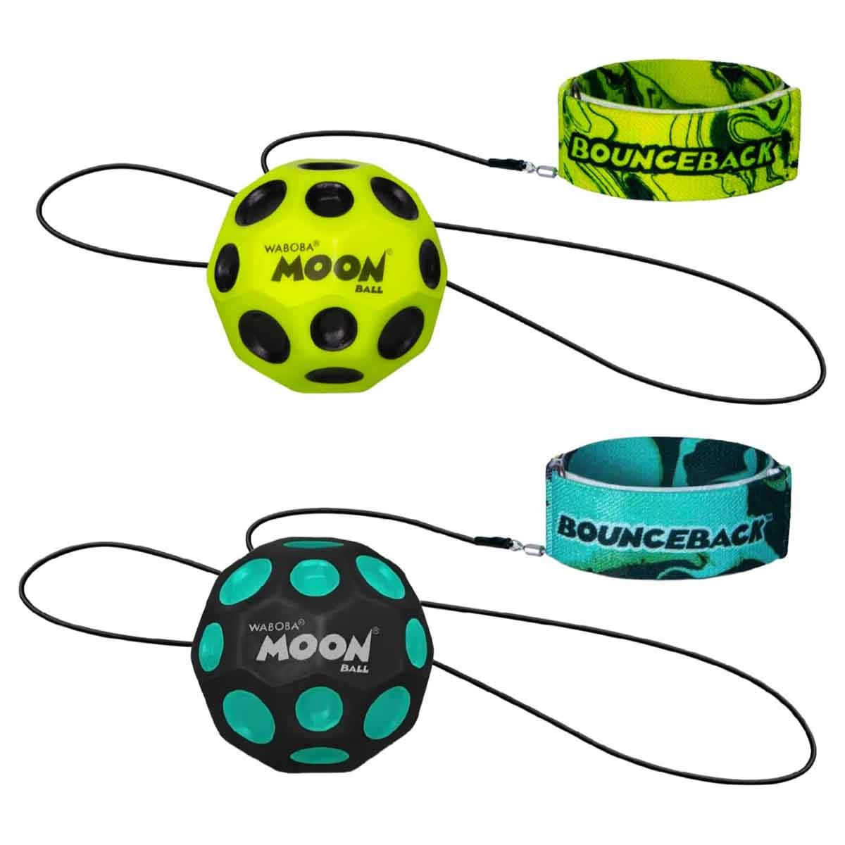 Waboba Returning Moon Assorted Bounceball Unisex, 5-7 Years
