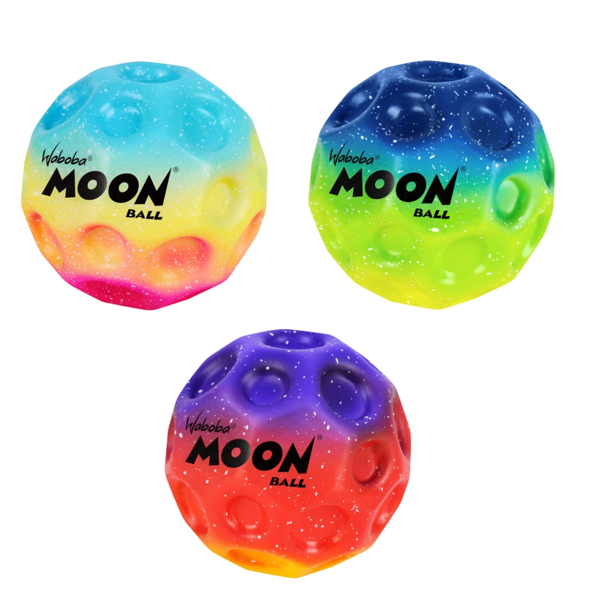 Waboba WAB327C99_AG Gradient Assorted Moon Ball Unisex, 5-7 Years