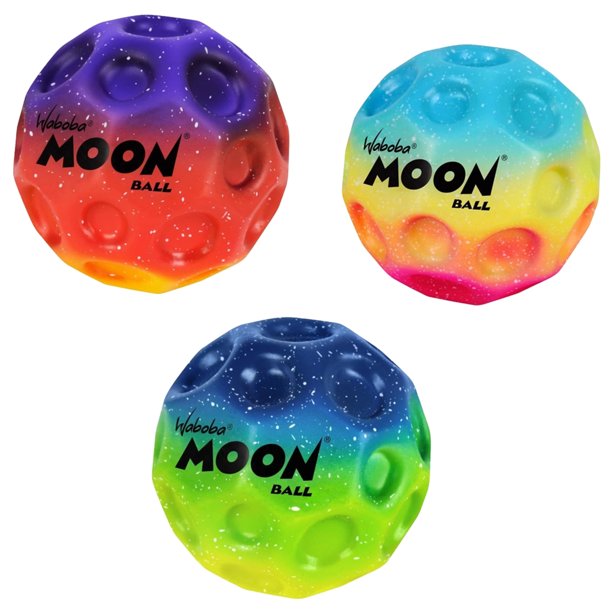 Waboba Hyper Bouncy Assorted Moon Ball Unisex, 8-10 Years