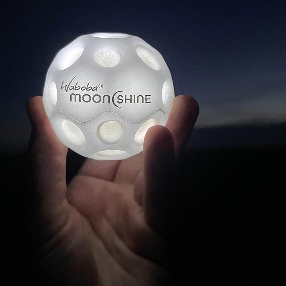 Waboba Light-Up Hyper Bouncy Moon Ball Unisex, 5-7 Years