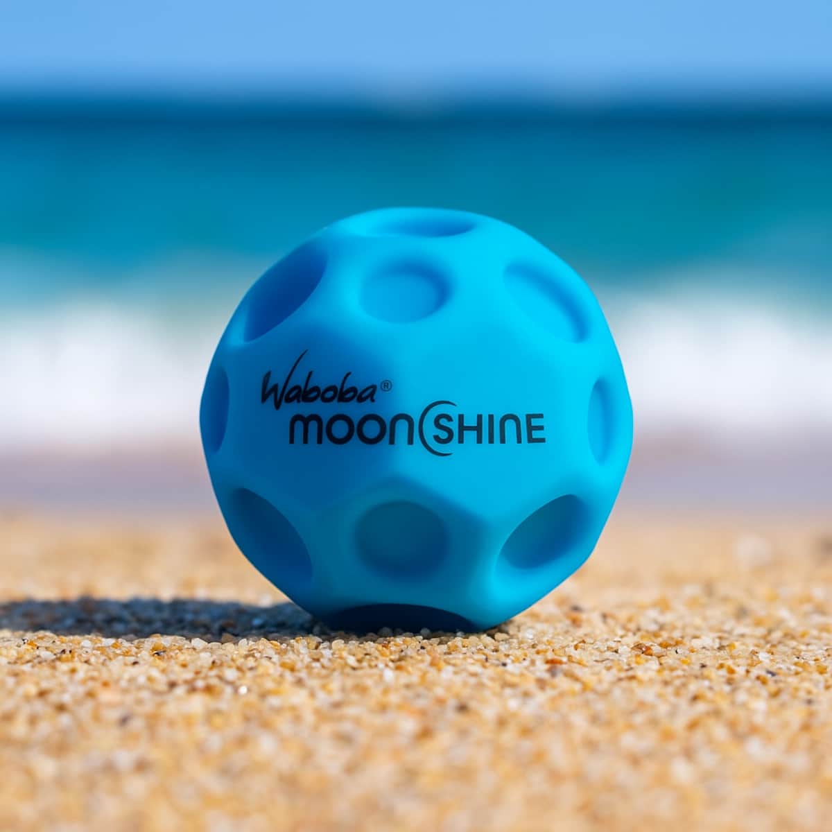 Waboba Moonshine Hyper Bouncing Blue Moon Ball Unisex, 5-7 Years