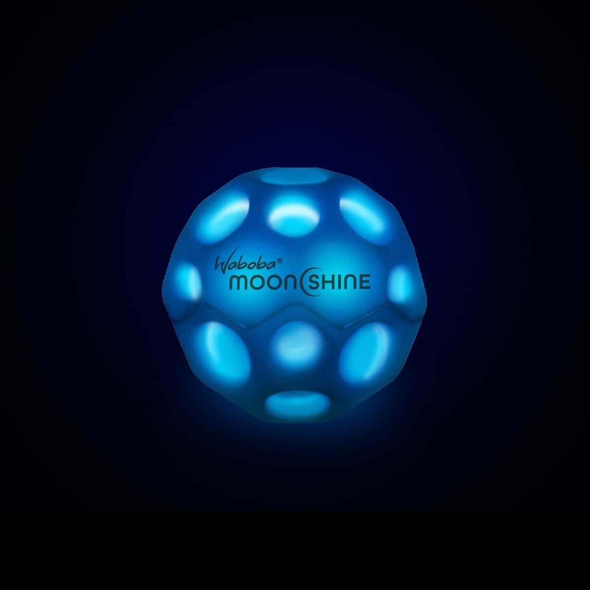 Waboba Moonshine Hyper Bouncing Blue Moon Ball Unisex, 5-7 Years