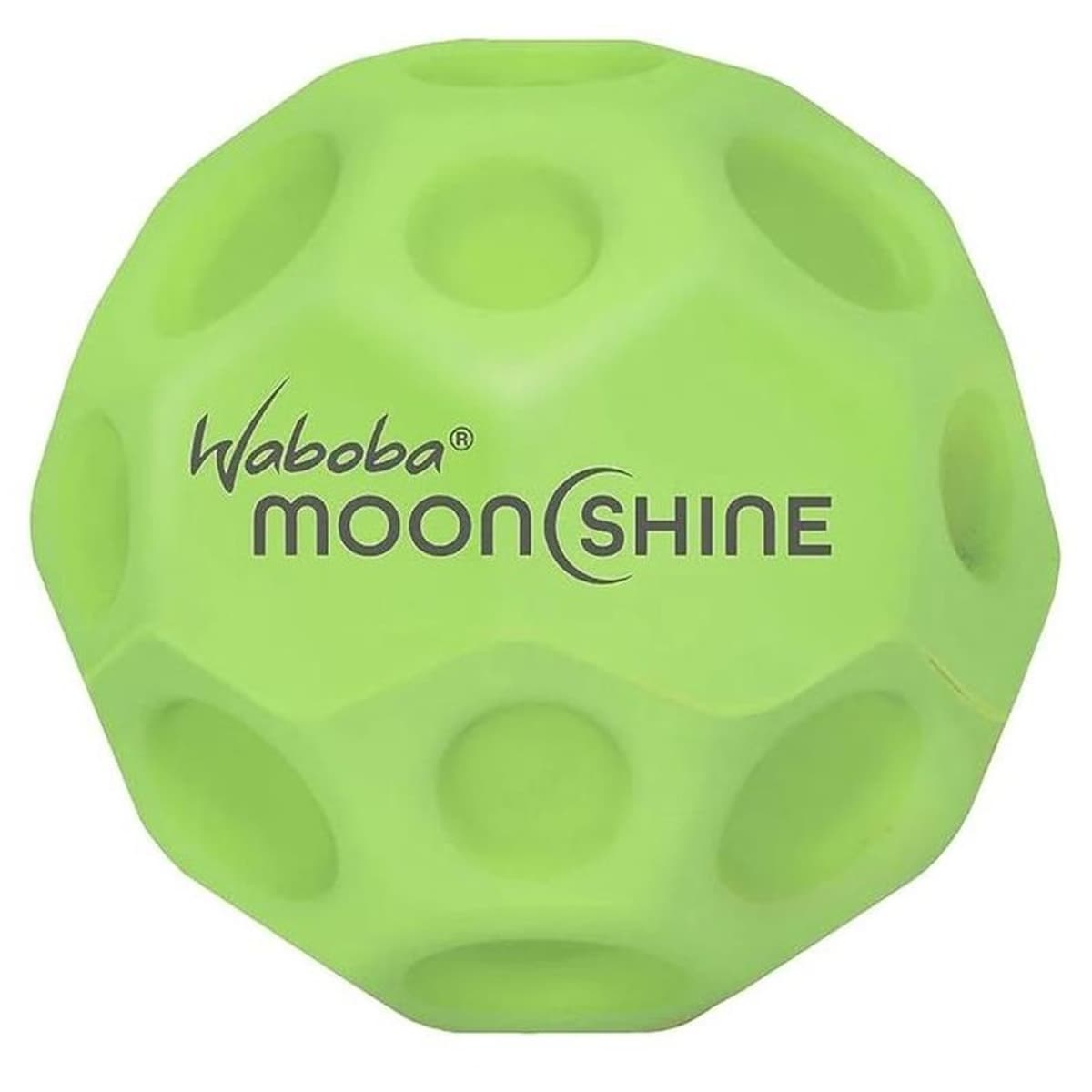 Waboba Moonshine Hyper Bouncing Green Moon Ball Unisex, 5-7 Years