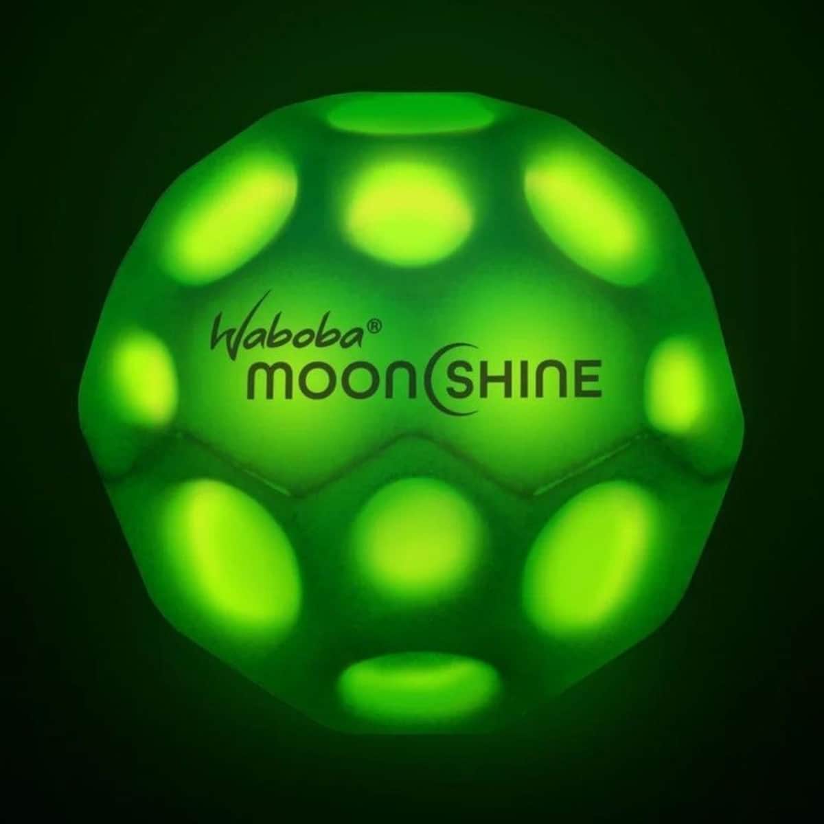 Waboba Moonshine Hyper Bouncing Blue Moon Ball Unisex, 5-7 Years