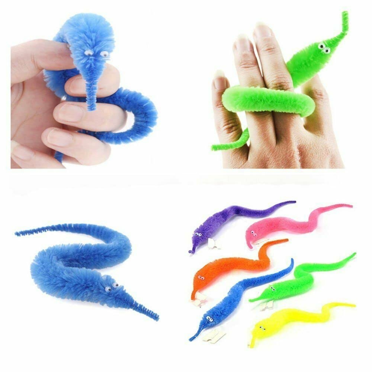 Wacky The Magic Assorted Worm Figure Unisex, 3-4 Years