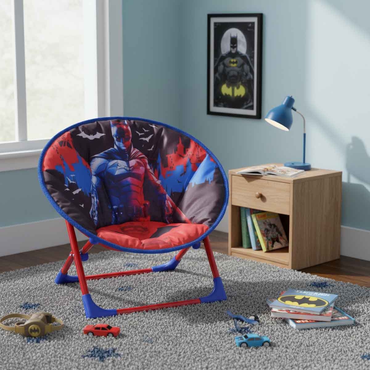 Warner Bros Batman Moon Chair Boys, 3-4 Years