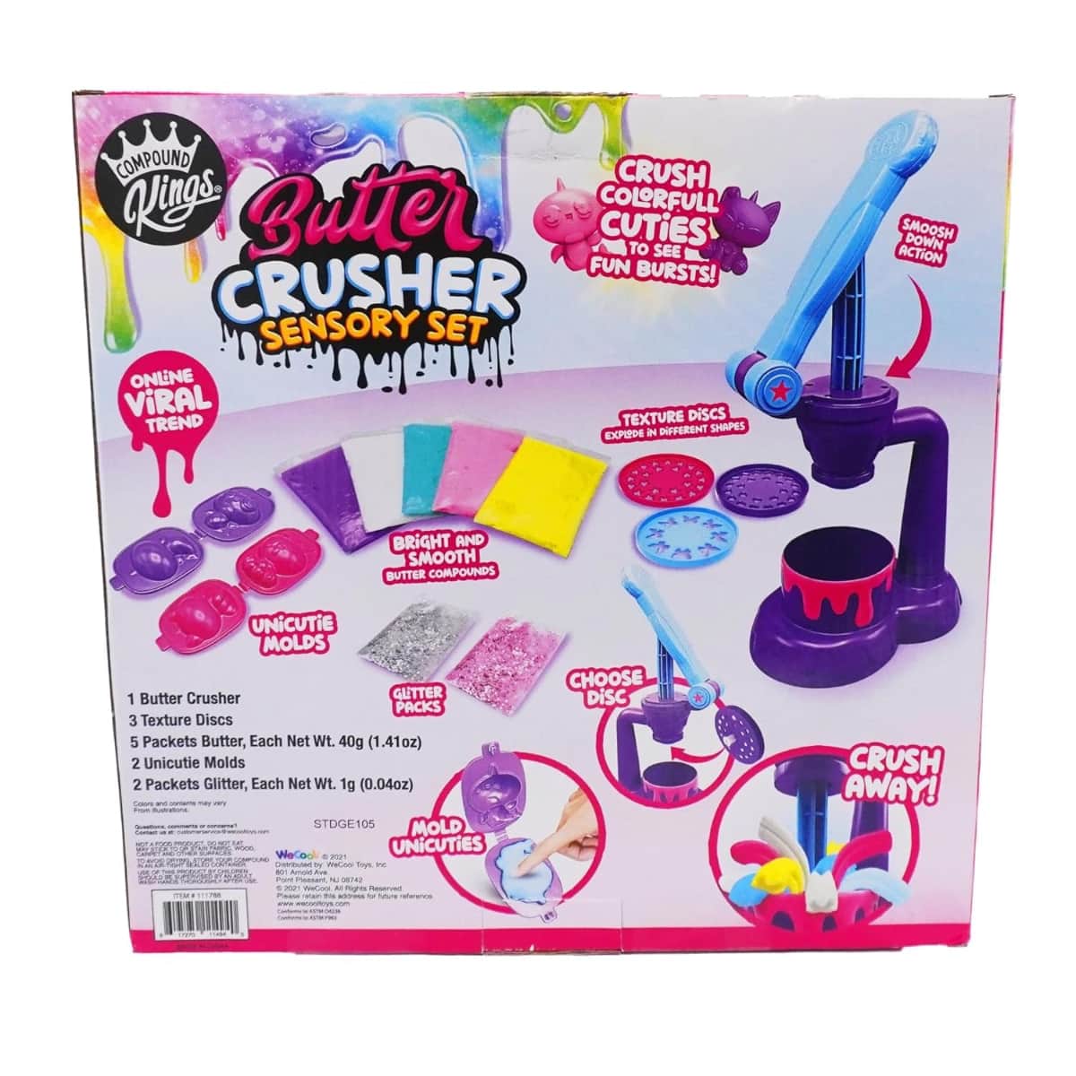 We Cool Butter Crusher Sensory Set Unisex, 5-7 Years