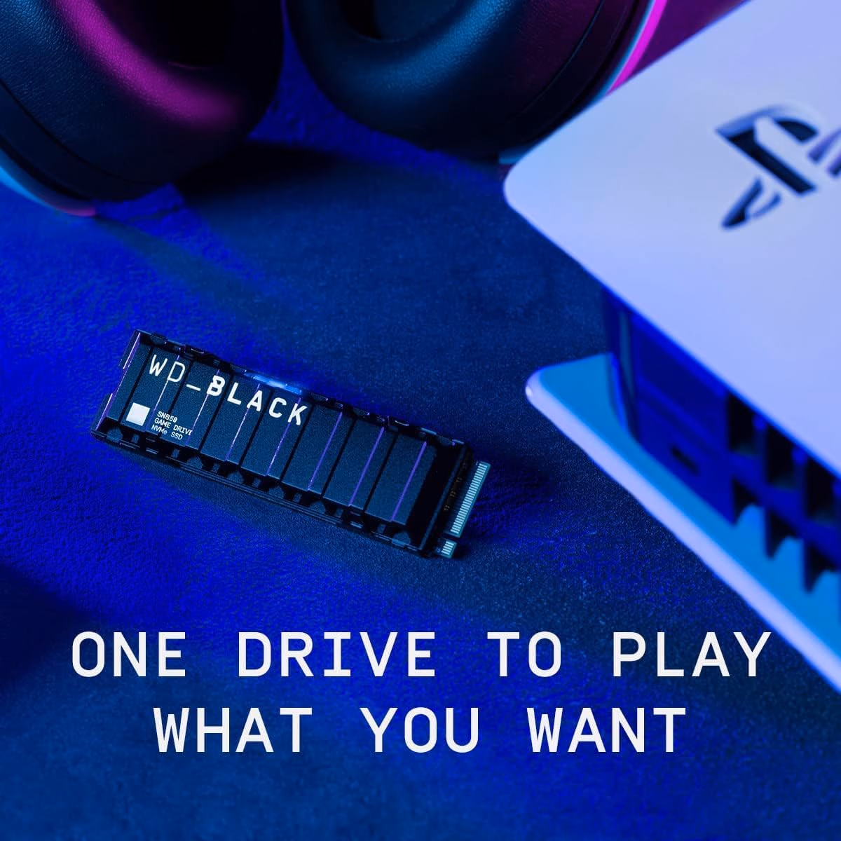 ويسترن ديجيتال 2TB SN850 NVMe SSD مع مشتت حراري لجهاز بلايستيشن 5