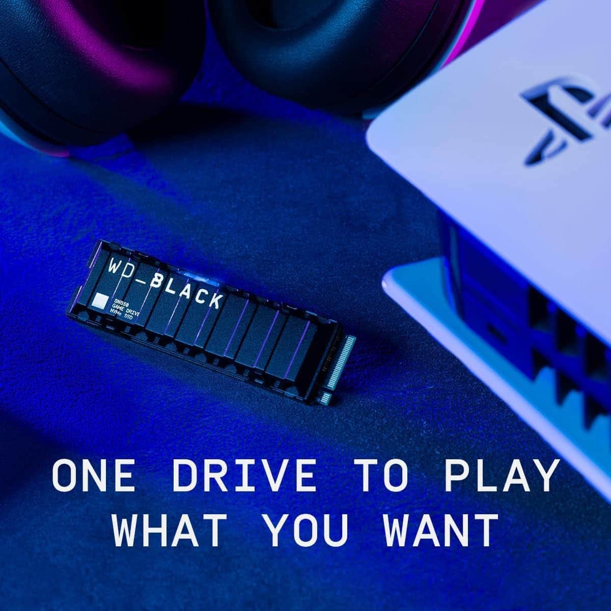 Western Digital 2TB SN850 NVMe SSD with Heatsink for PlayStation 5 Console