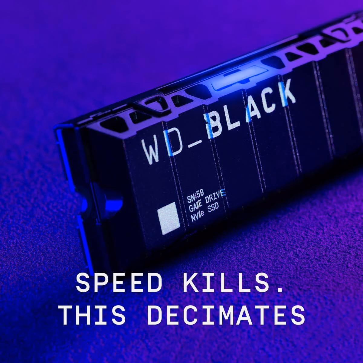 ويسترن ديجيتال 2TB SN850 NVMe SSD مع مشتت حراري لجهاز بلايستيشن 5