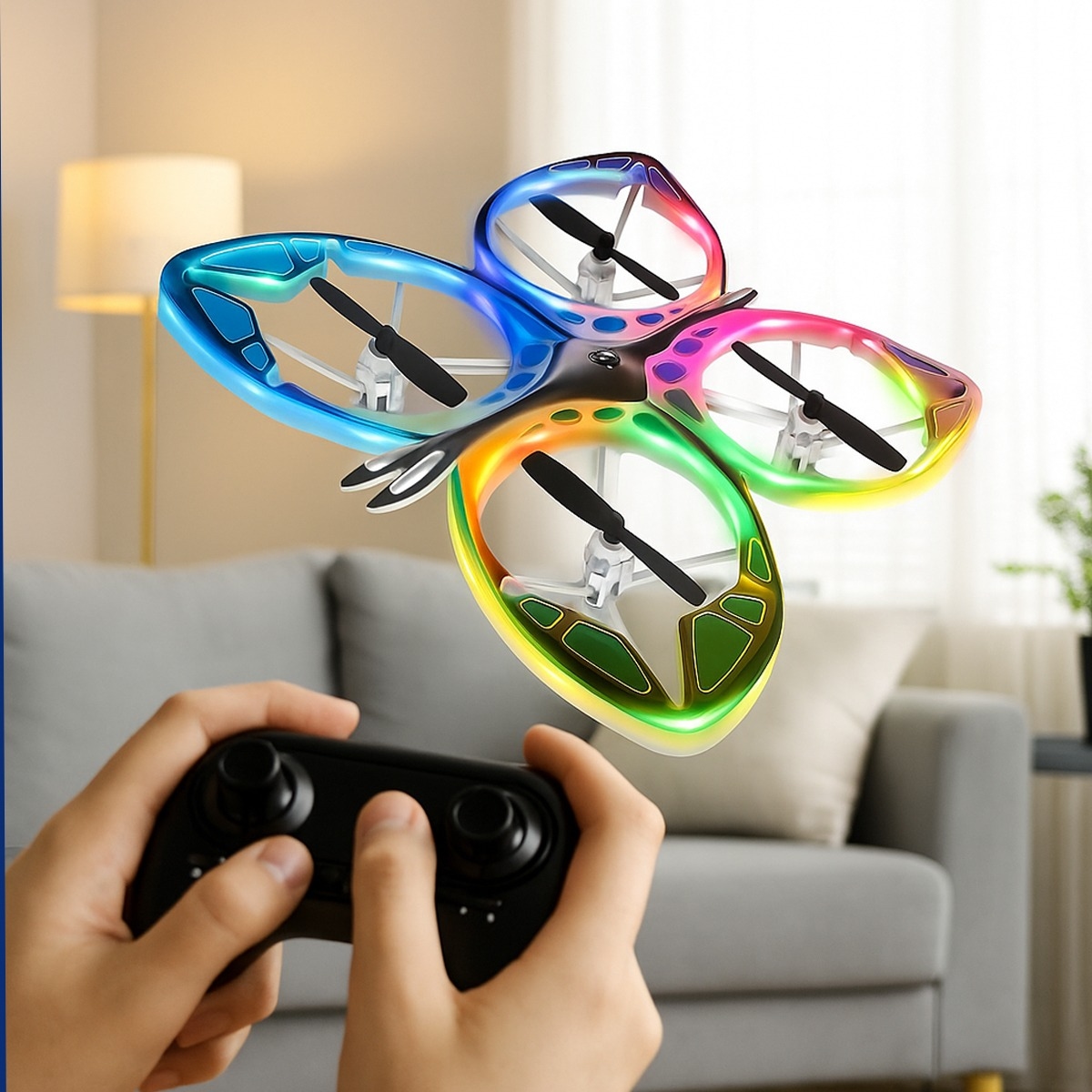 Helicmax 2.4Ghz Remote Control Butterfly Drone Unisex, 13+ Years