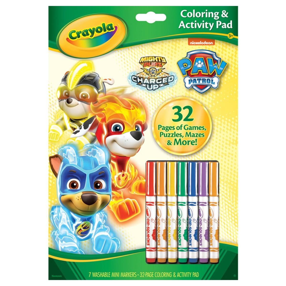 كريولا مجموعة تلوين وأنشطة باو باترول للجنسين، 3-4 سنوات