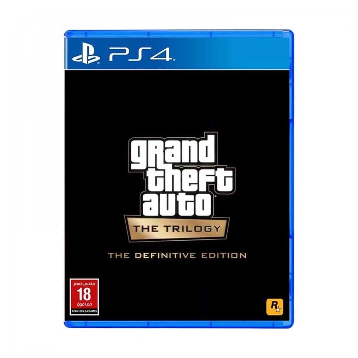 روكستار جيمز جراند ثيفت أوتو (GTA): ذا تريلوجي لعبة فيديو لبلايستيشن 4