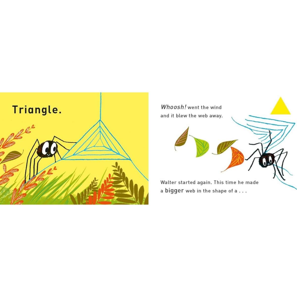 Whoosh! Walter's Wonderful Web: A First Book of Shapes by Tim Hopgood - 21 Sep 2023