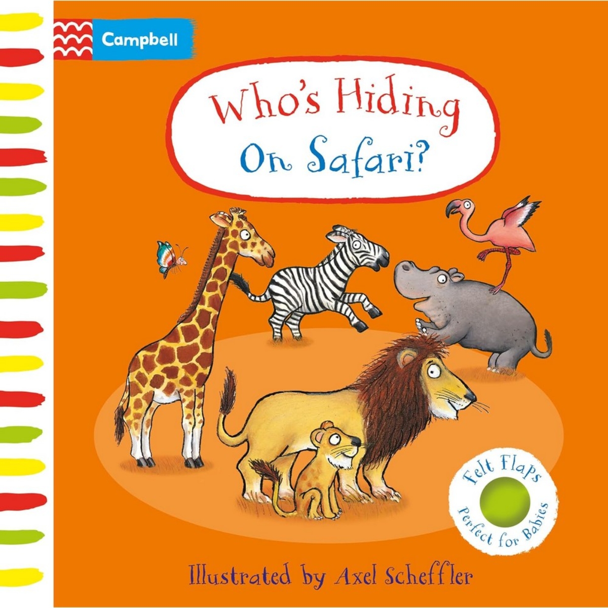Who's Hiding On Safari?: كتاب بصفحات قماشية متحركة من كامبل بوكس - 1 يناير 2023