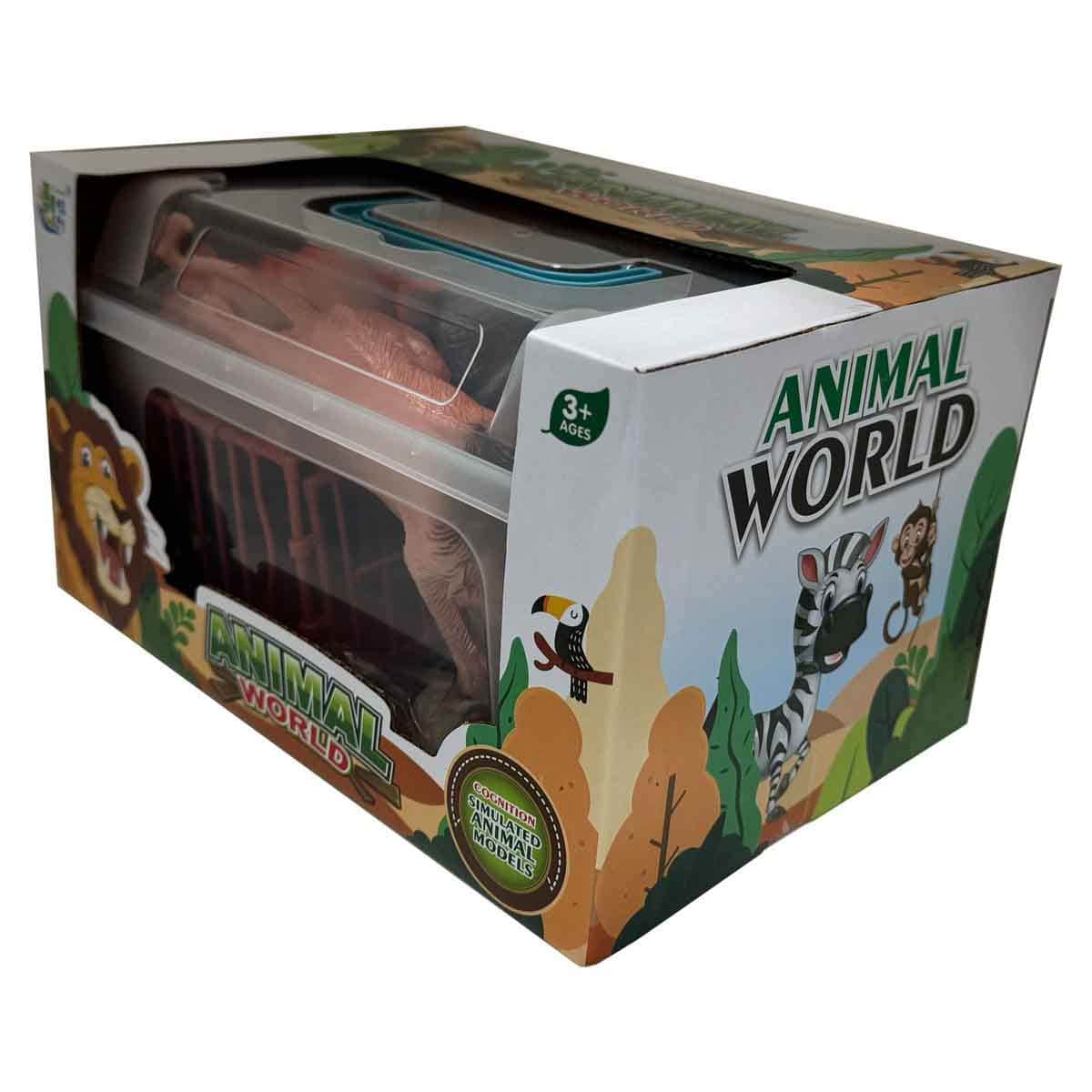 Jia Zhu 19-Piece Wild Animal Figure Set Unisex, 3-4 Years
