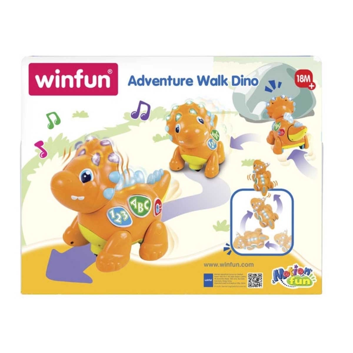 Winfun Adventure Walk Dino Dinosaur Toy Toddler, 0-2 Years