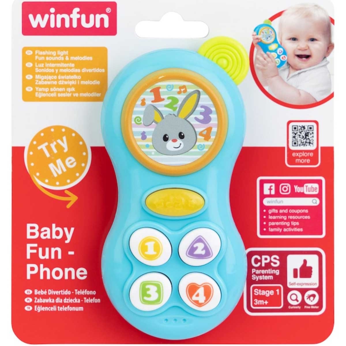 Winfun Assorted Baby Fun Phone Toddler, 0-2 Years